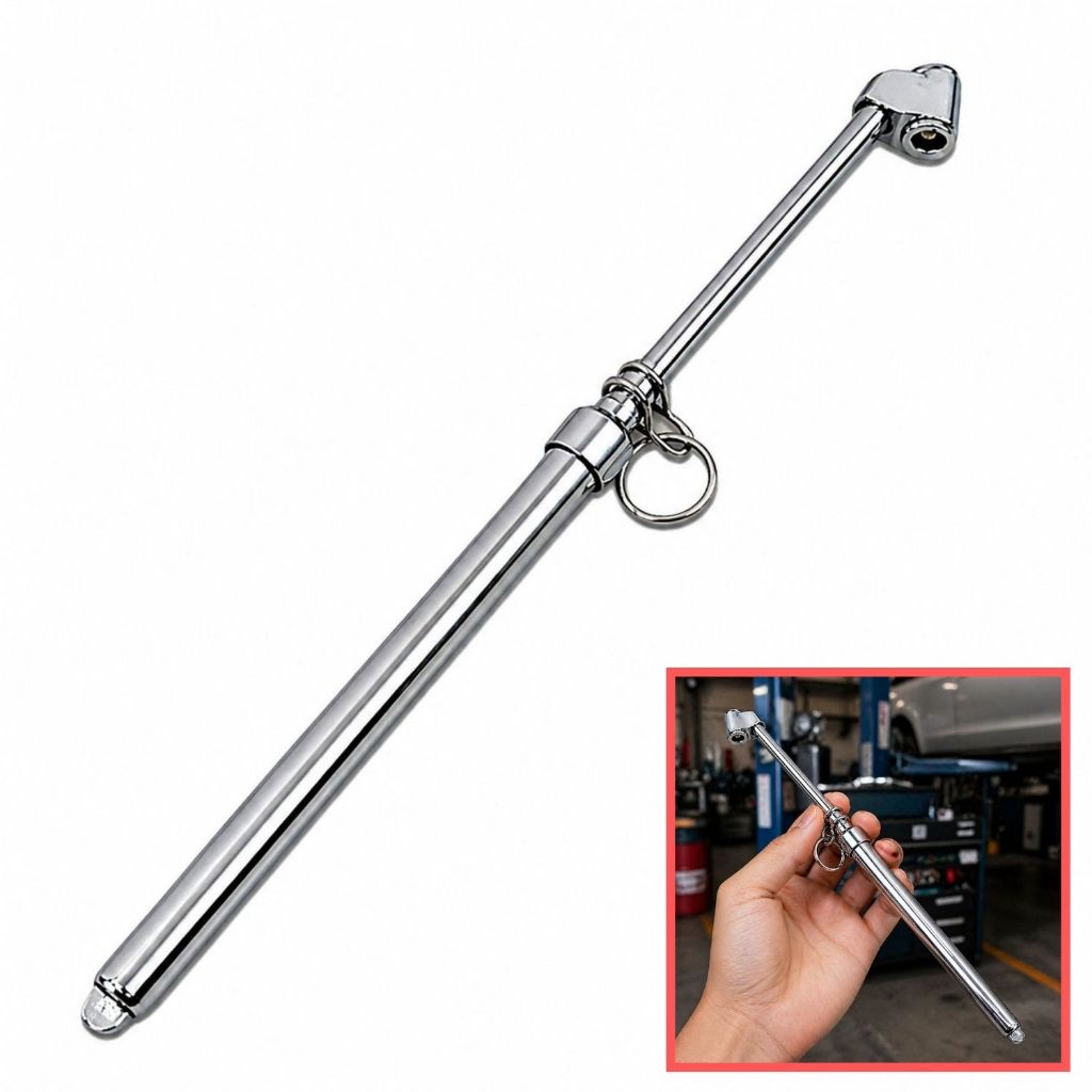 Calibrador De Pressão Tipo Caneta Para Pneus 10 Á 160lbs Medidor Manual De Pressão Calibragem Pneu Tipo Caneta 50LBS