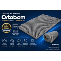 Colchonete Caixa De Ovo Casca Anti-escaras Solteiro Ortobom D20
