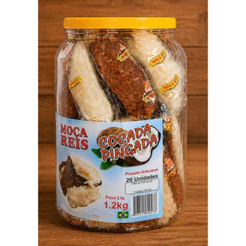 Cocada Pingada 1,2kg com 20 Unidades Doce Tradicional
