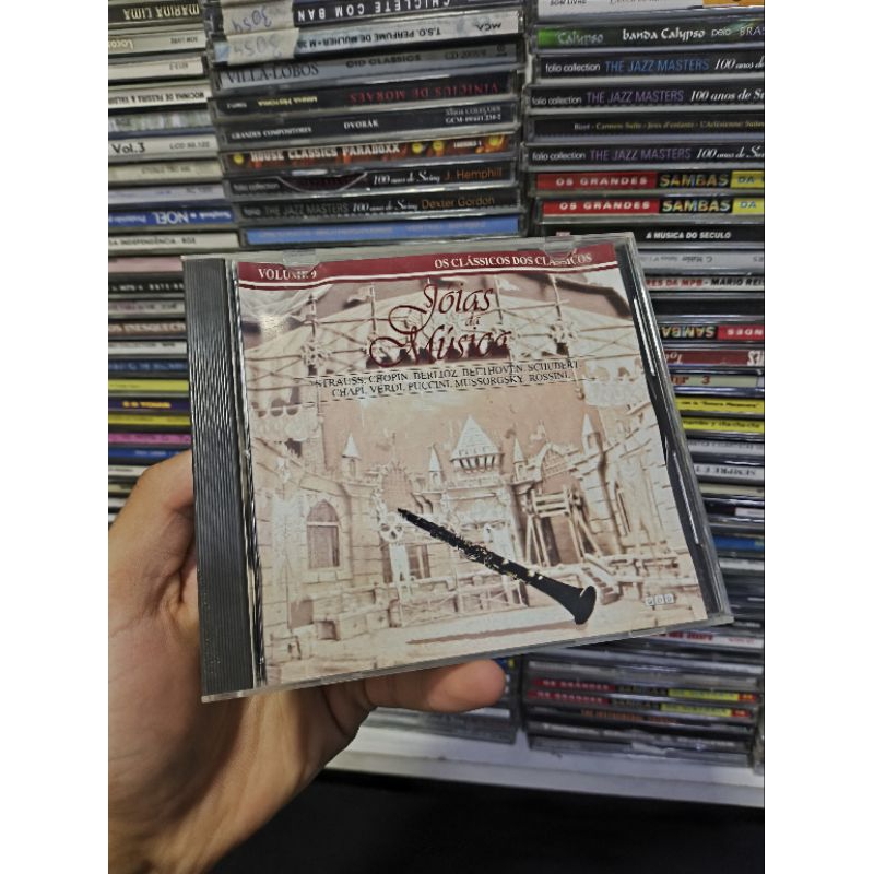 CD JÓIAS DA MÚSICA - VOLUME 2 - OS CLÁSSICOS DOS CLÁSSICOS - STRAUSS - BERLIOZ - CD Usado conservado - REF:CD 1392