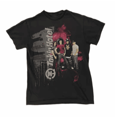 Camiseta tokio hotel Unisex Camisa Rock Blusa Estilo Heavy Metal Clássico