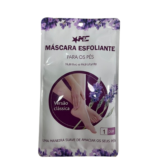 Máscara de Pé Meias Esfoliantes Remover Pele Morta - PAR