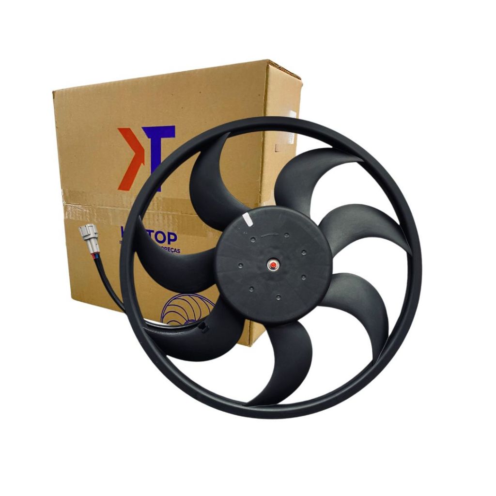 Ventoinha Radiador Eletroventilador 7 Pás 12v Para March Versa 1.0 1.6 2011 a 2013 Kintop 214031HS3A