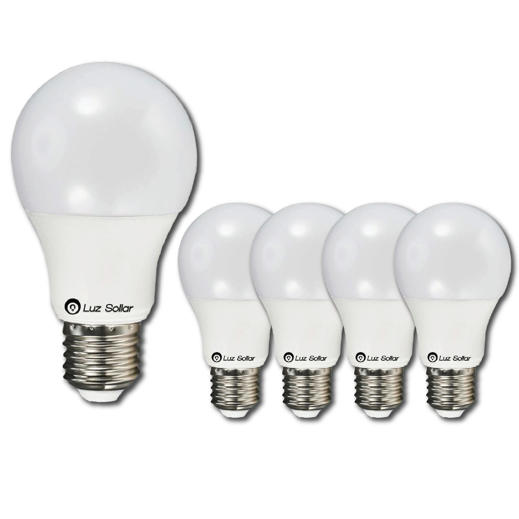 Kit 5un Lampada Bulbo Led 15w A60 4000k 6500k BIVOLT E27