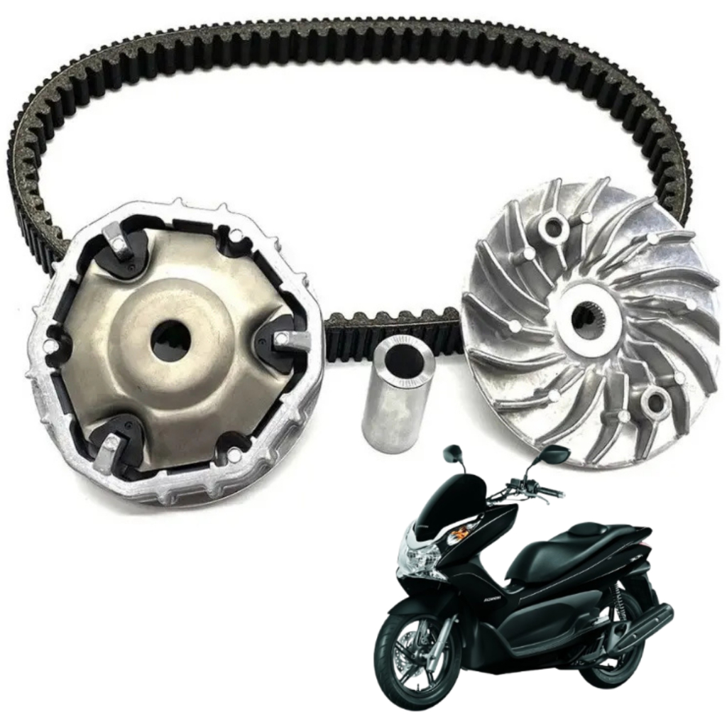Kit Embreagem Primária Polia Correia Em Kevlar Pcx 2014 E 2015