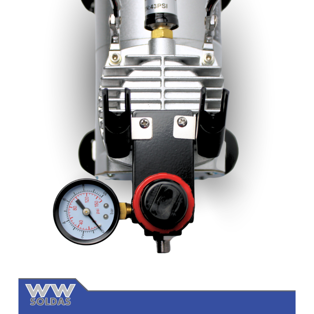 Kit Aerografo Compressor 110/220 Profissional + Aerografo