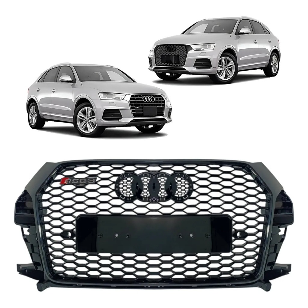 Grade Superior Dianteira Black Piano Rsq3 Audi Q3 2016 2017 2018 2019 8U0853651N1QP 8U0853653M