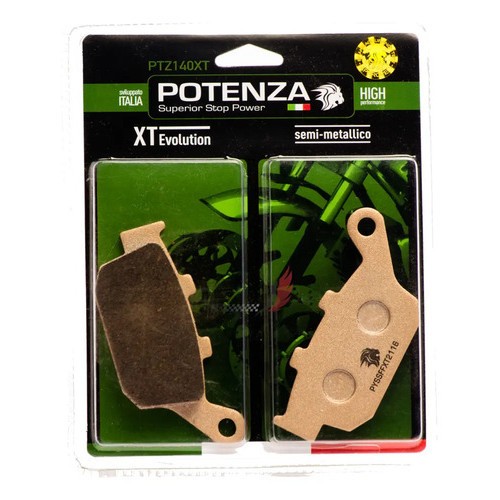Pastilha De Freio Potenza Traseira Semi Metalica Cb300 Transalp Ptz140xt