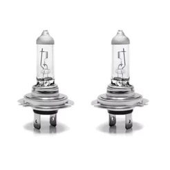 Par Lâmpada Farol Carro H7 12v 55w Halógena