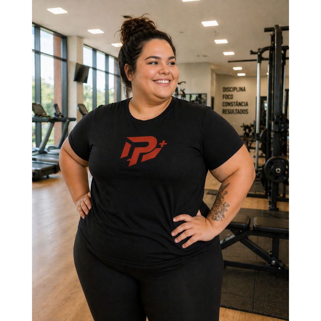 Camiseta Dry Fit Tecido Super Levinho Premium PLUS SIZE FEMININO E MASCULINO Esporte Lazer Básico