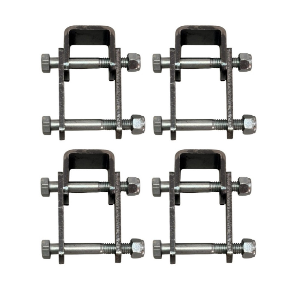 04 Unidades Jumelos Suporte Mola Algema Feixe 45mm Carretinha Reboque Trailer Carrocinha