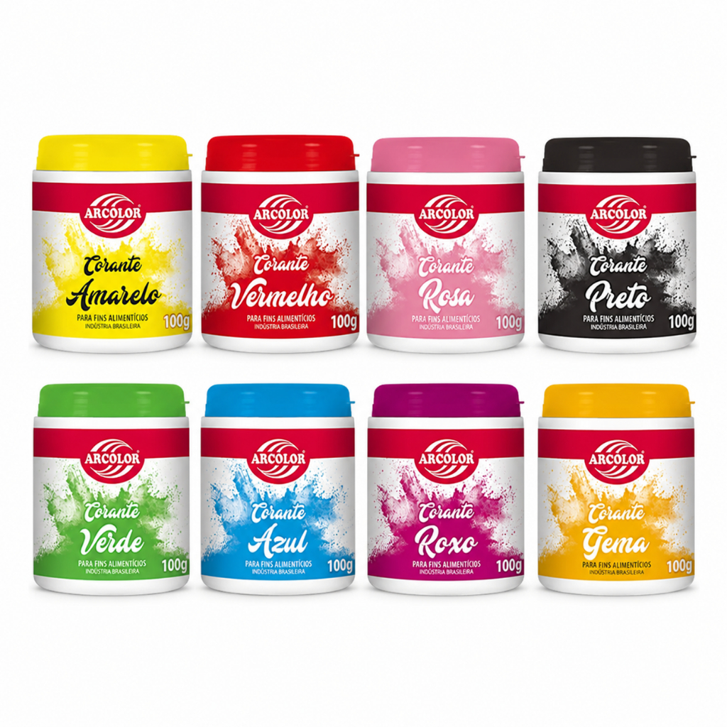 Corante em Pó Pote 100g Arcolor