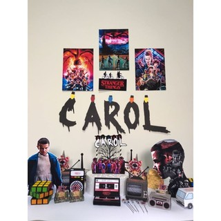 Decoração de aniversário Stranger Things | Lembrancinha | caixa | só um bolinho | strangers Things | kit festa