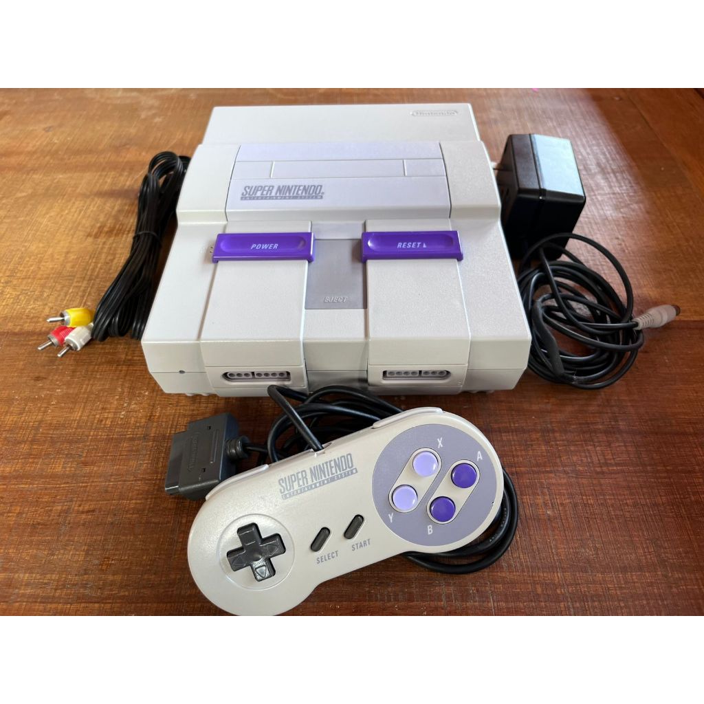 Super Nintendo - Gpm 01 - Ntsc - Com Controle E Fonte Originais