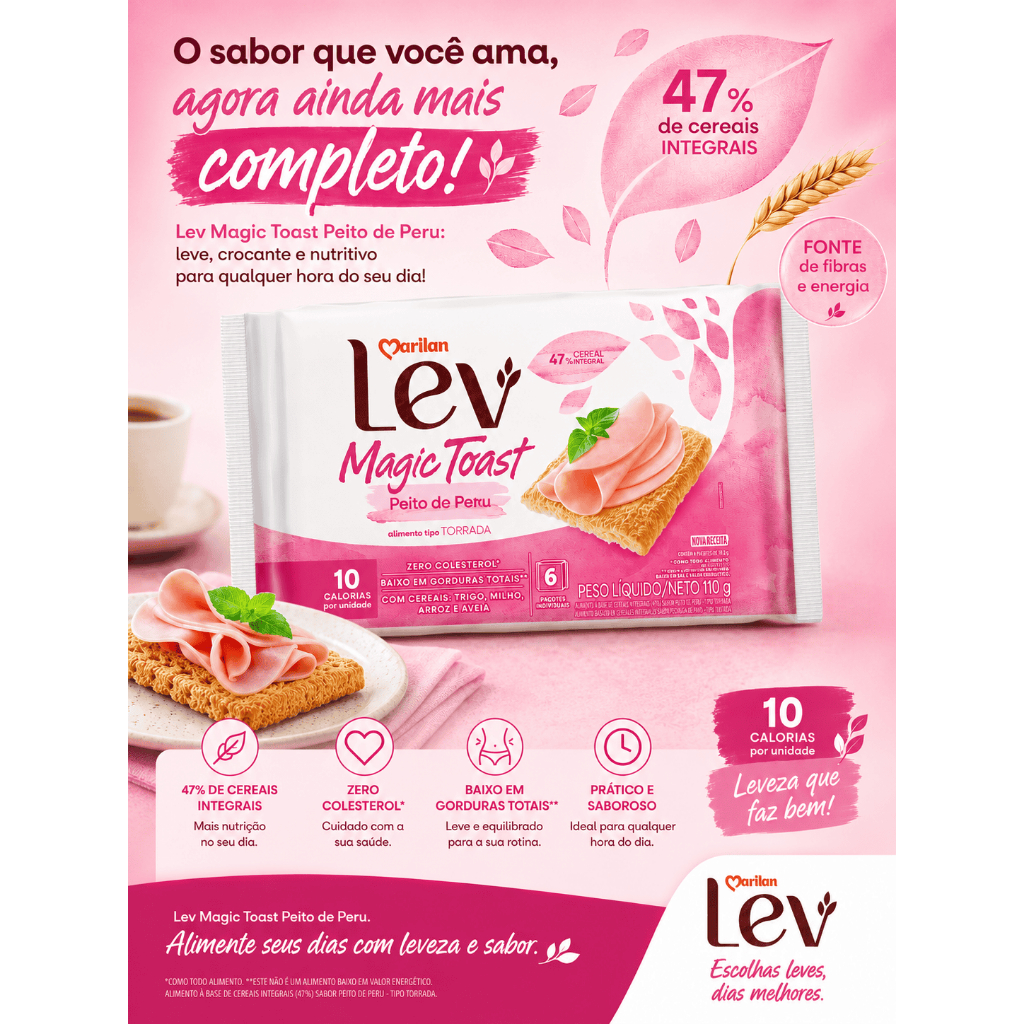 Torrada marilan magic tost peito de peru 110g