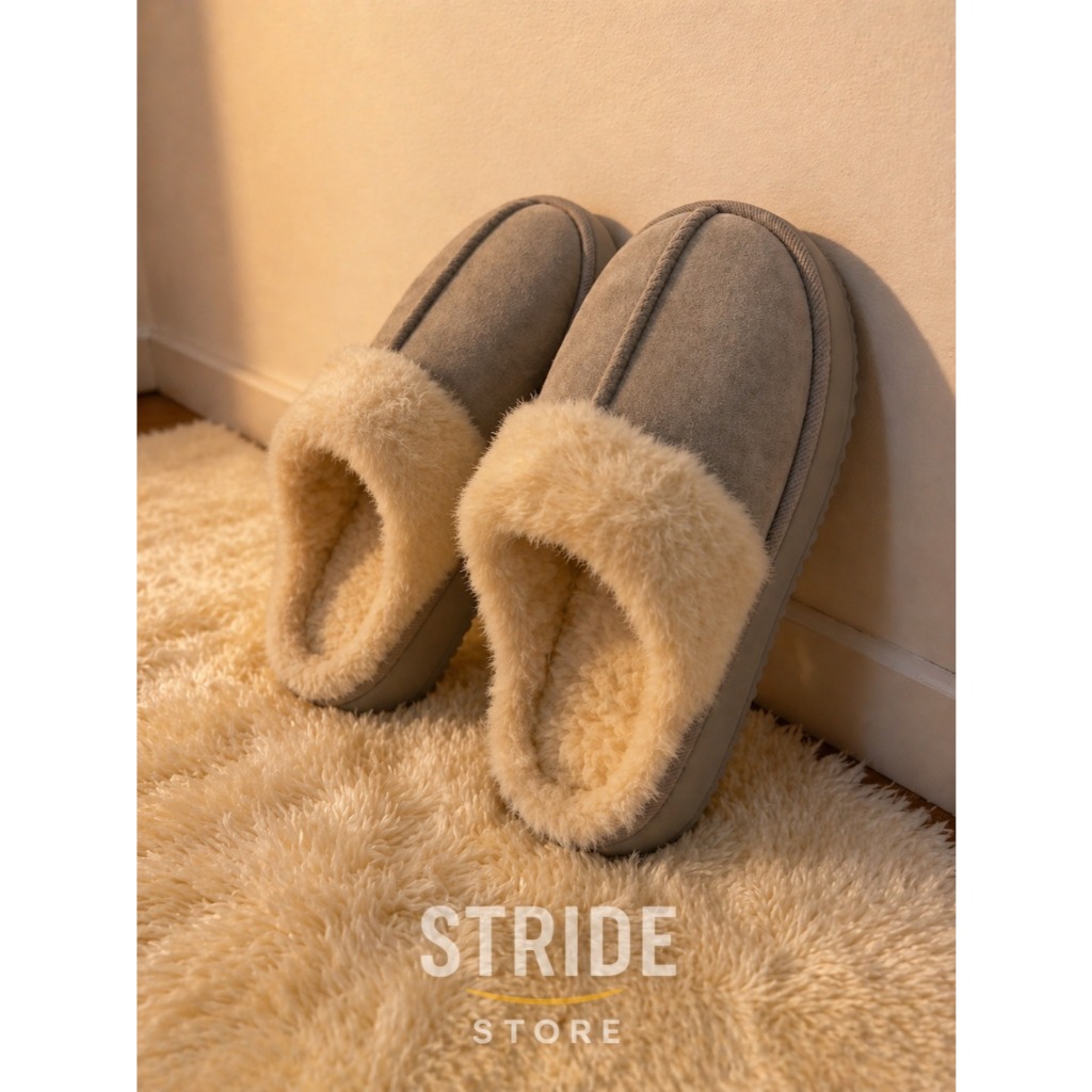 Pantufa Feminina Pelúcia Antiderrapante Confortável Inverno Forrada