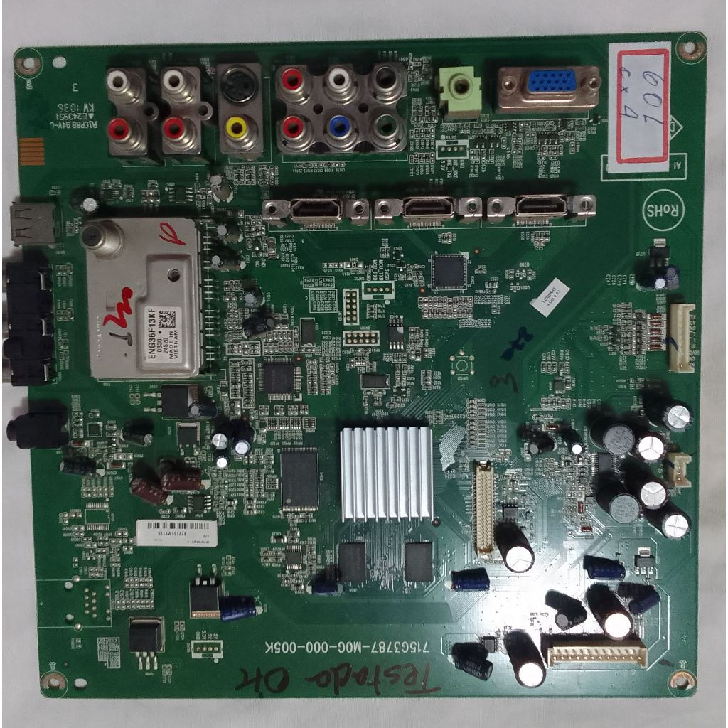 Placa Main Principal Lc32w053 Aoc 715g3787-m0g-000-005k