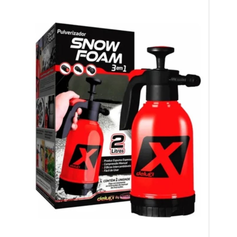 Snow Foam Automotivo Pulverizador 2 Litros 3 em 1 Delux