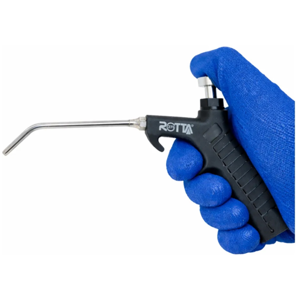 Pistola Bico De Ar Comprimido Para Limpeza Botão Aço 1/4''