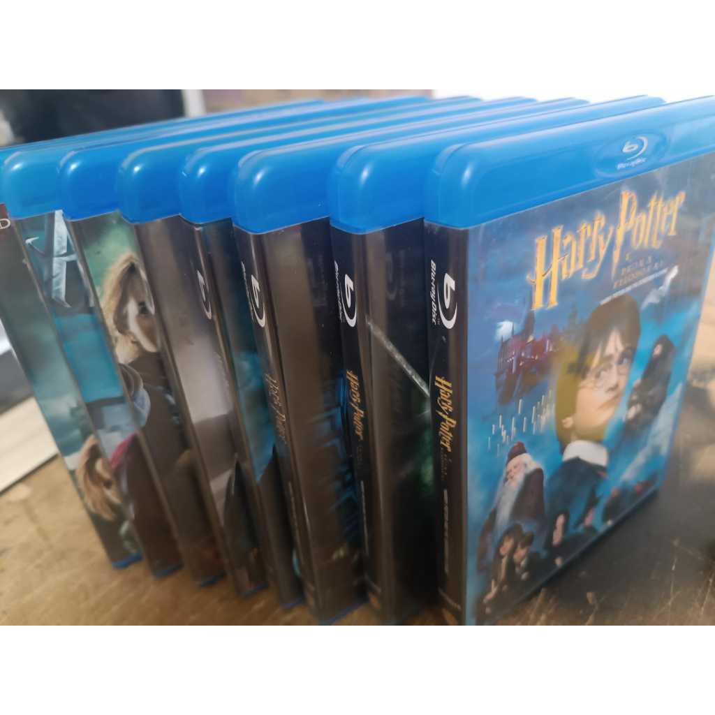 BLURAY HARRY POTTER 8 FILMES COMPLETOS E ORIGINAIS SEMINOVOS