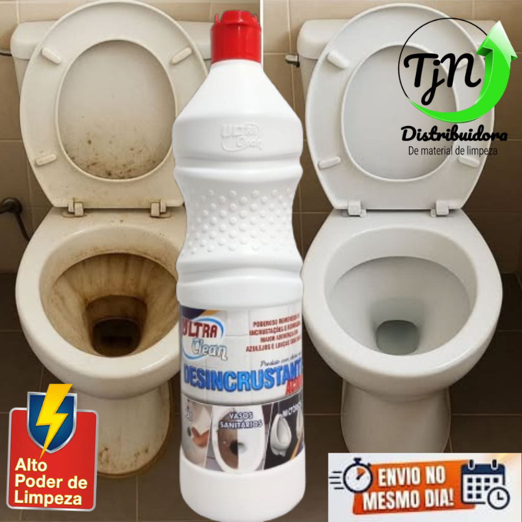 Limpa Vaso Sanitário Ultra Clean 1l – poder máximo contra germes e maus odores