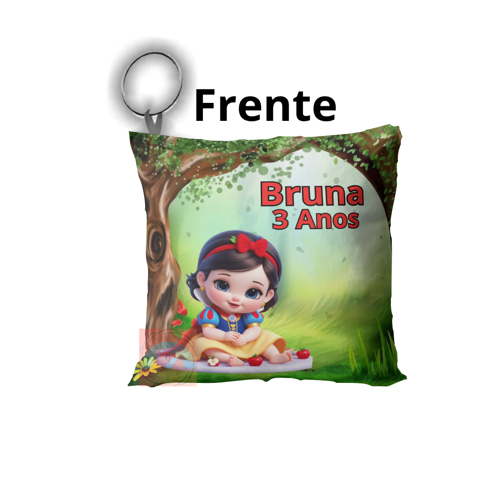 Kit 10 a 60 Almochaveiro Tema Branca de neve BABY e os sete anões Lembrancinha Personalizado lindos modelos