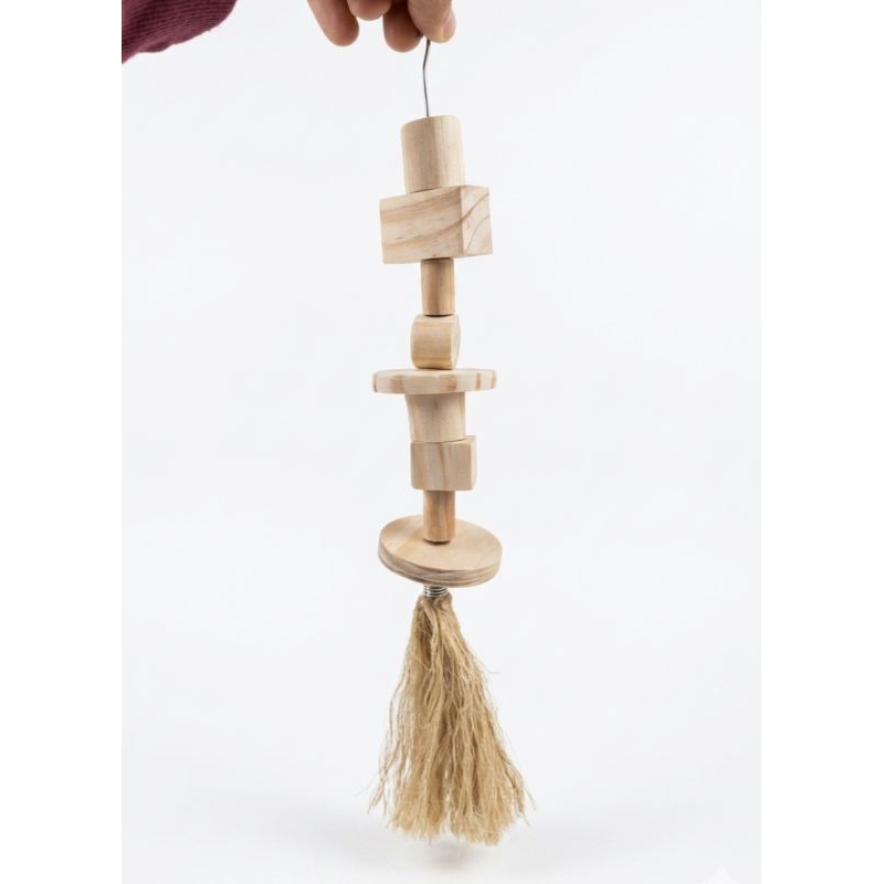 Brinquedo Natural para Aves, Calopsita, Agaporne, Periquito, Papagaio, Ring Neck e outras Aves