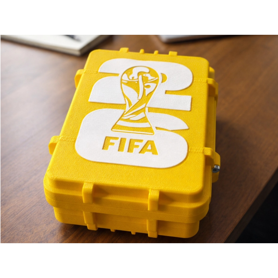 ⚽🏆 Caixa Protetora para Álbum de Figurinhas – Copa do Mundo 2026