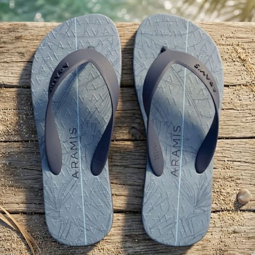 Chinelo Aramis Trop Leave Masculino Casual Confortável Leve Macio Slide