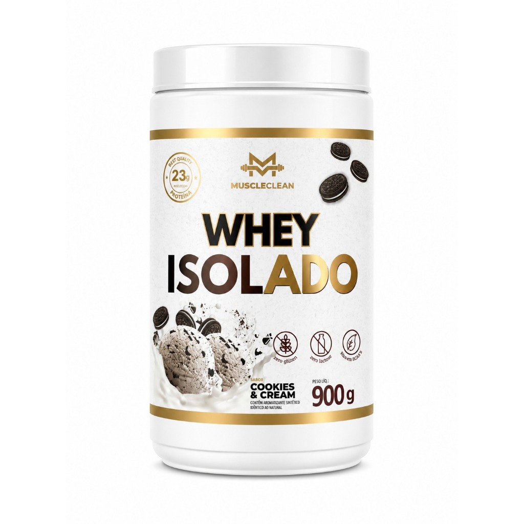(ZERO LACTOSE) WHEY ISOLADO 22g de PROTEÍNA POR DOSE - Muscle Clean