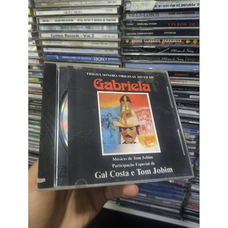 CD TRILHA SONORA - GABRIELA - GAL COSTA E TOM JOBIM - CD Usado conservado - REF:'CD 2346