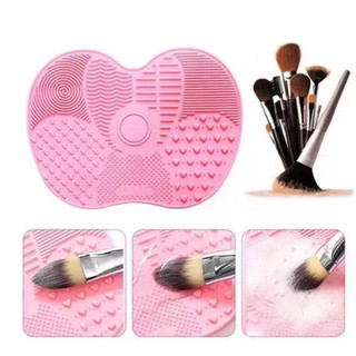 Tapete Para Limpeza De Pincéis Silicone / Pad de limpeza da escova para cuidar e limpar p…