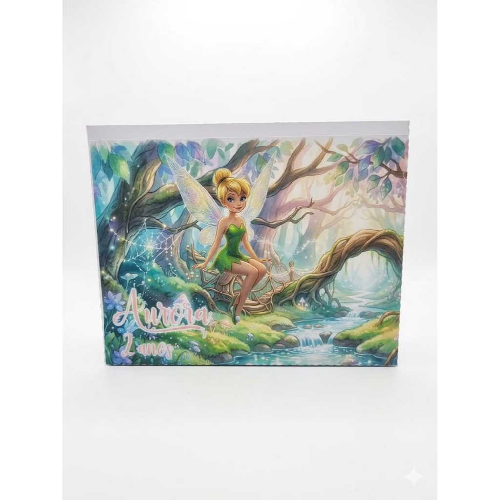 sacolinha personalizada sininho tinker bell pegue e monte-lembrancinha personalizada-festa personalizada