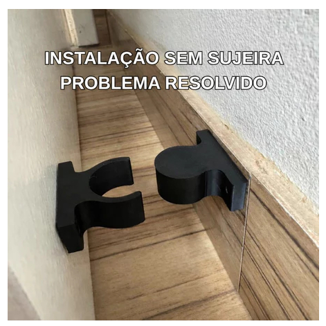 Prendedor Batedor Trava Fixador Porta Super Forte Adesivo Dupla Face 3M