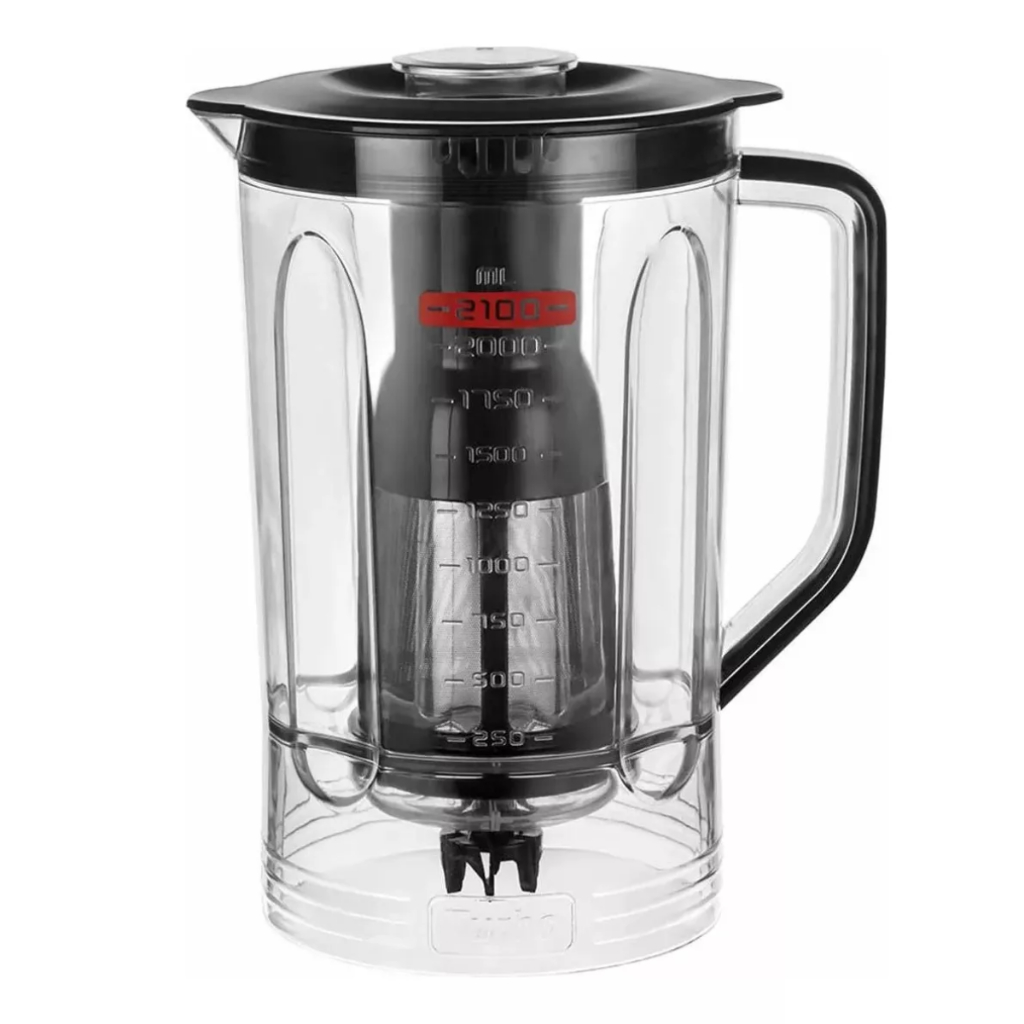 Copo Jarra Liquidificador Turbo Inox 1200W Completo Com Tampa Preto Mondial L-1000 L-1200 Original