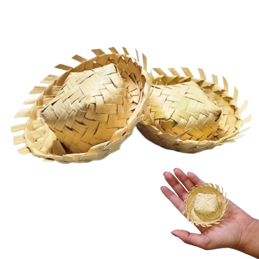 1000 mini chapéus de palha miniatura tiara aplique decoração aniversário festa junina chapeuzinho
