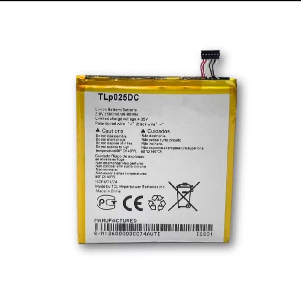BAT COMPATIVEL  ALCATEL 8050D PIXI 4 6 POLEGADAS --TIP025DC--+ NF +  ENTRGA DIRETA