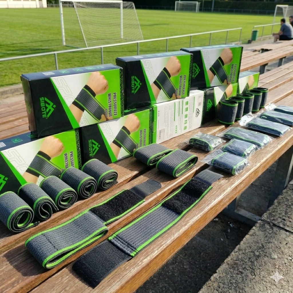 Kit Munhequeira Para Esportes Ajústável Compressão e Estabilidade para o Pulso 1, 2, 3 ou 4 unidades