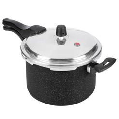 Panela De Pressão Fechamento Externo Polido 4,5L Preto Nacional