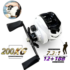 Carretilha De Pesca Com Marine Sports Pitching 6.2 : 1 Alta 10kg Max Molinete De Pesca Molinete Pesca Mulinete