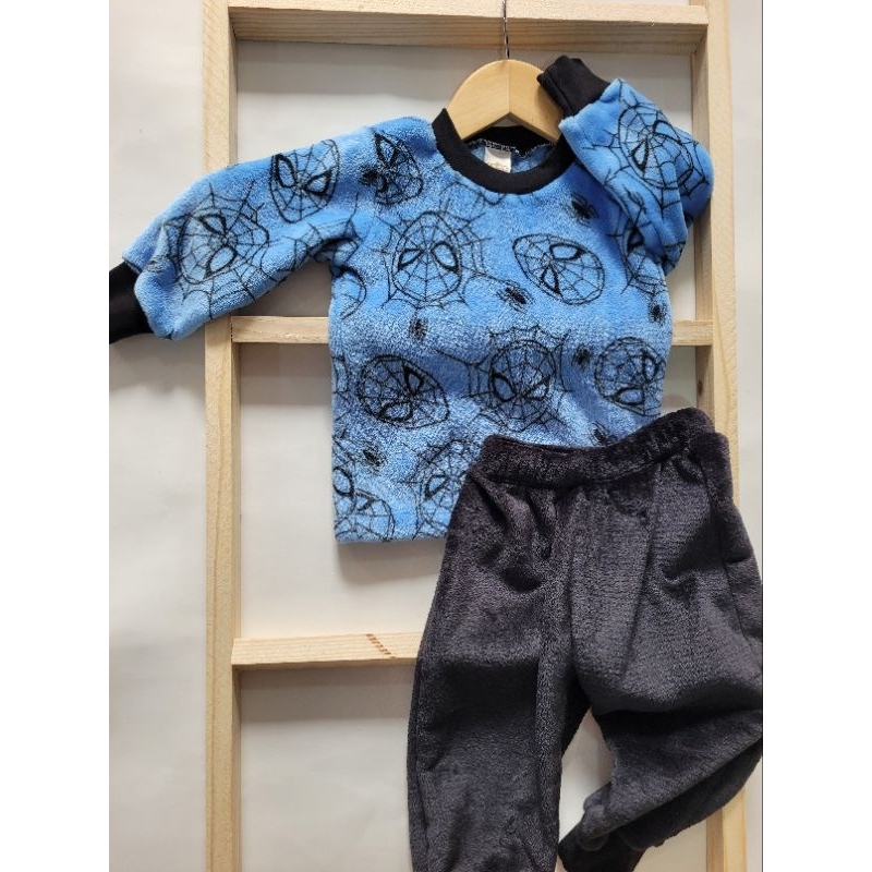 conjunto em fleece homem aranha,roupa infantil menino inverno,conjunto em fleece menino, conjunto plush menino