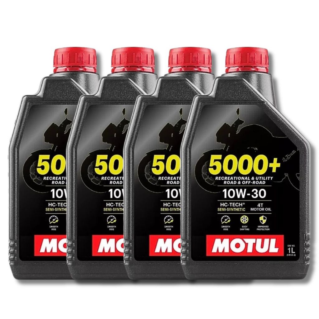 4L Oleo Lubrificante Motul 5000+ 10w30 Motor Nxr 160 Bros Ano 2016 Até 2018 Semi Sintético Original Motul