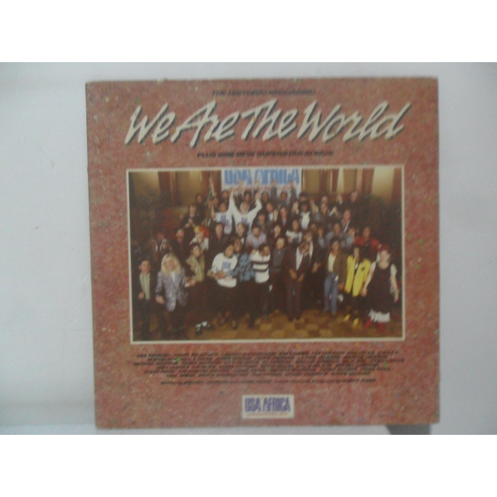 USA FOR AFRICA = WE ARE THE WORLD. LP/ VINIL CAPA DUPLA
