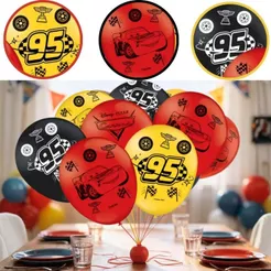 25~125 BALAO LATEX REDONDO CARROS - 9 pol. (FESTCOLOR) (CHOCO)