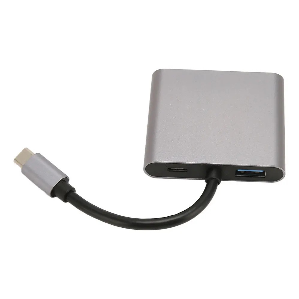 Hub USB C 4 Em 1 HDMI 4K 60Hz PD 100W USB 3.0 Dock Station MacBook Notebook