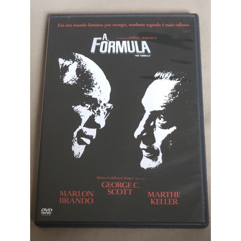 DVD - A Fórmula - George C. Scott - Marlon Brando - Legendado