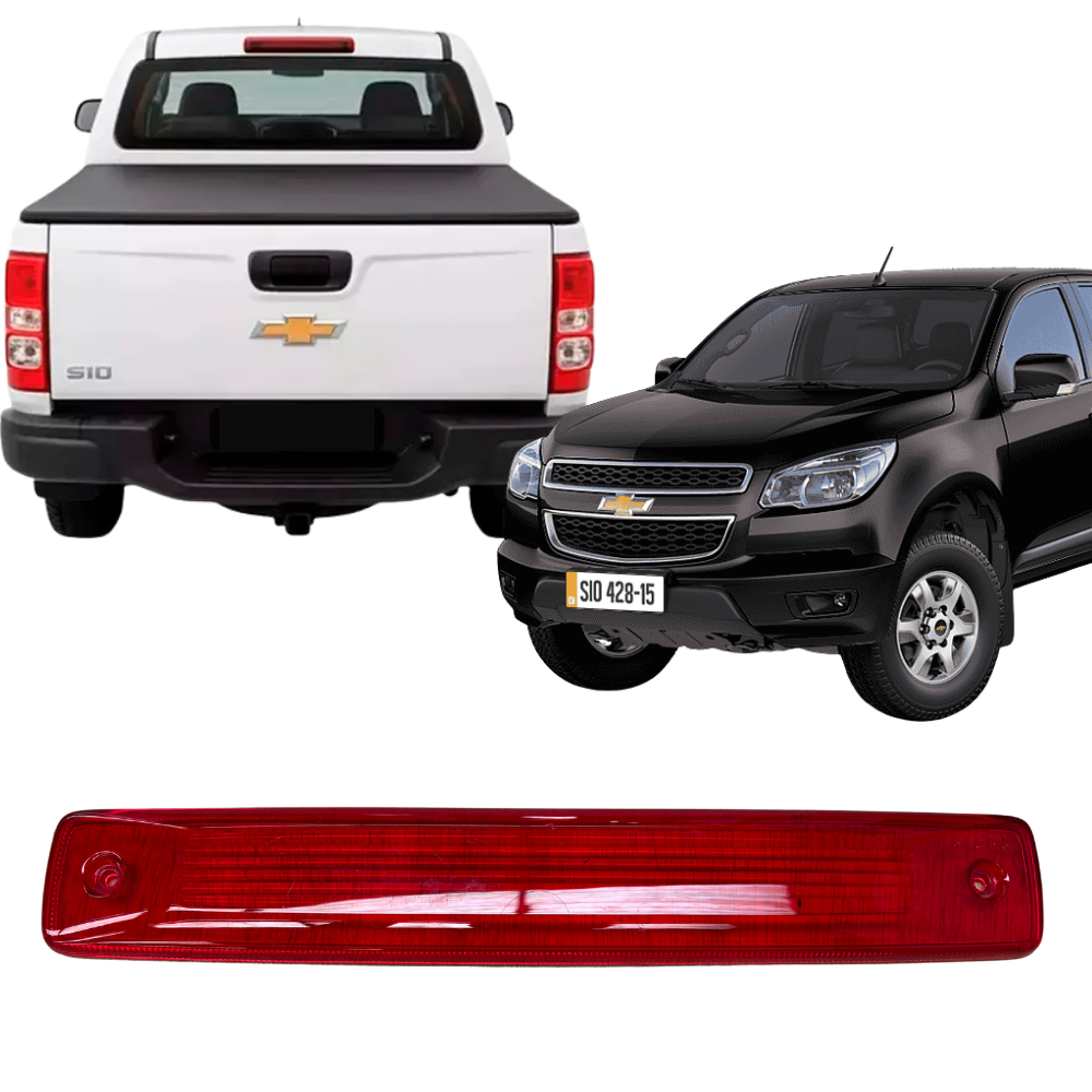 Lente Lanterna Luz Freio Teto Break Light Chevrolet S10 2012 A 2021