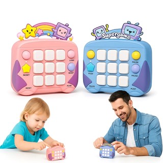 Pop It Eletronico Stitch Jogo da Memoria 4 Em 1 Antis-Stress Pocket Game Crianca e Adulto Popit