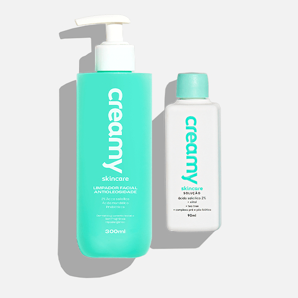 Duo Limpador Antioleosidade + Tônico Antioleosidade Ácido Salicílico