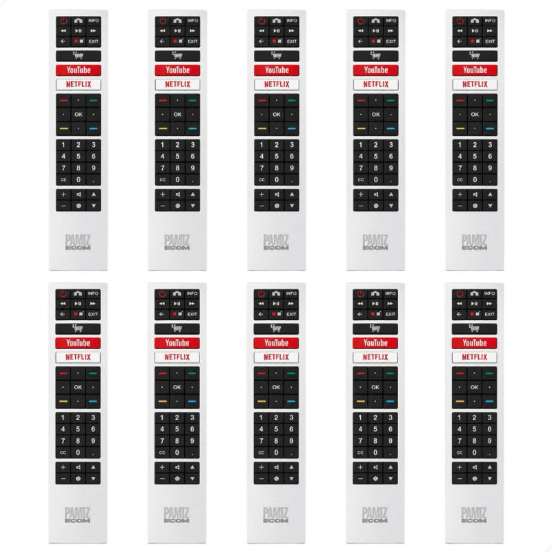 Kit Controle Remoto Para Tv Aoc Smart 4k - Atacado 5/10 Unidades - Revenda